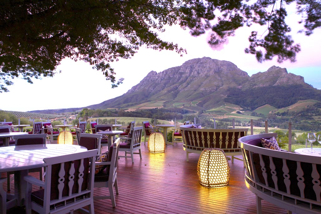Delaire Graff Restaurant Deck