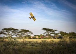 Flying Over Segera Camp in Kenya