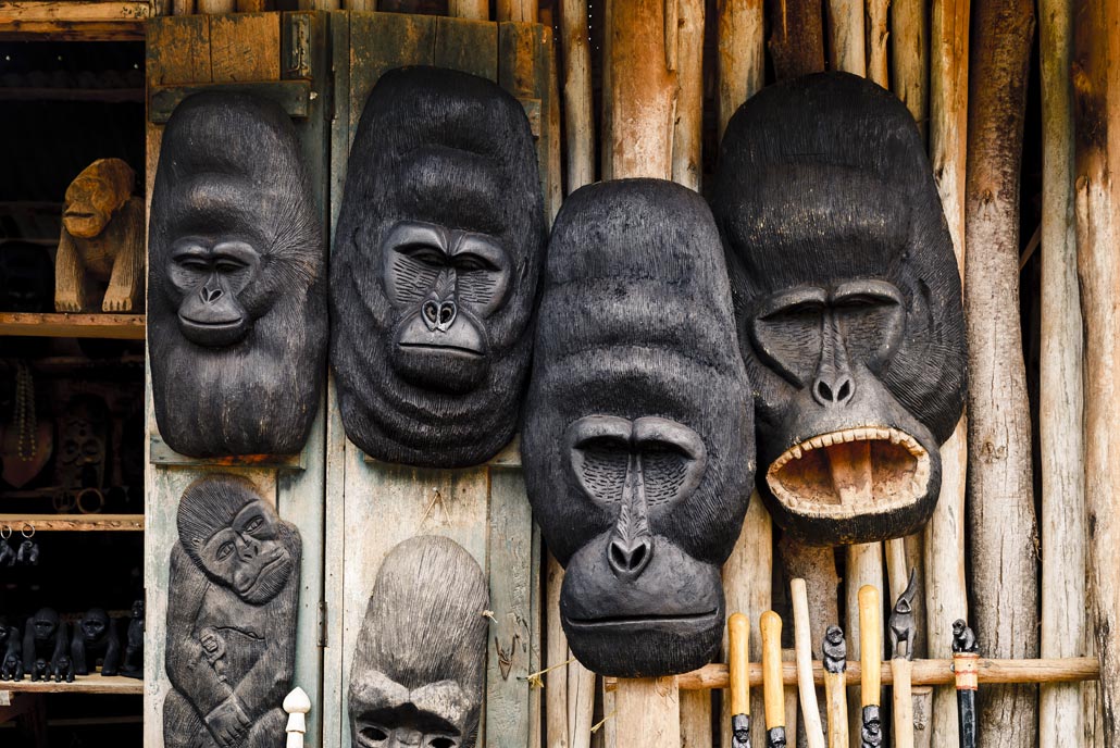 Gorilla Wood Carvings